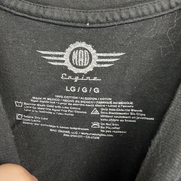 Mens L Pizza T Shirt “ Only Love Triangle For me “ - Picture 3 of 3